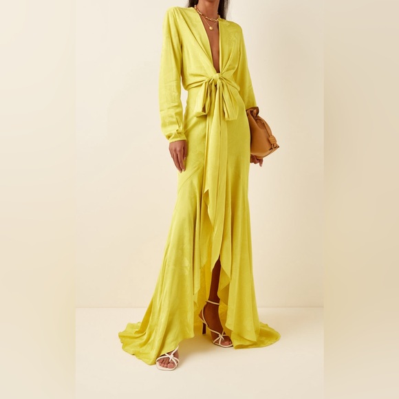 Sold! SILVIA Tcherassi Albarella V-neck Gown Size Small - Picture 13 of 13